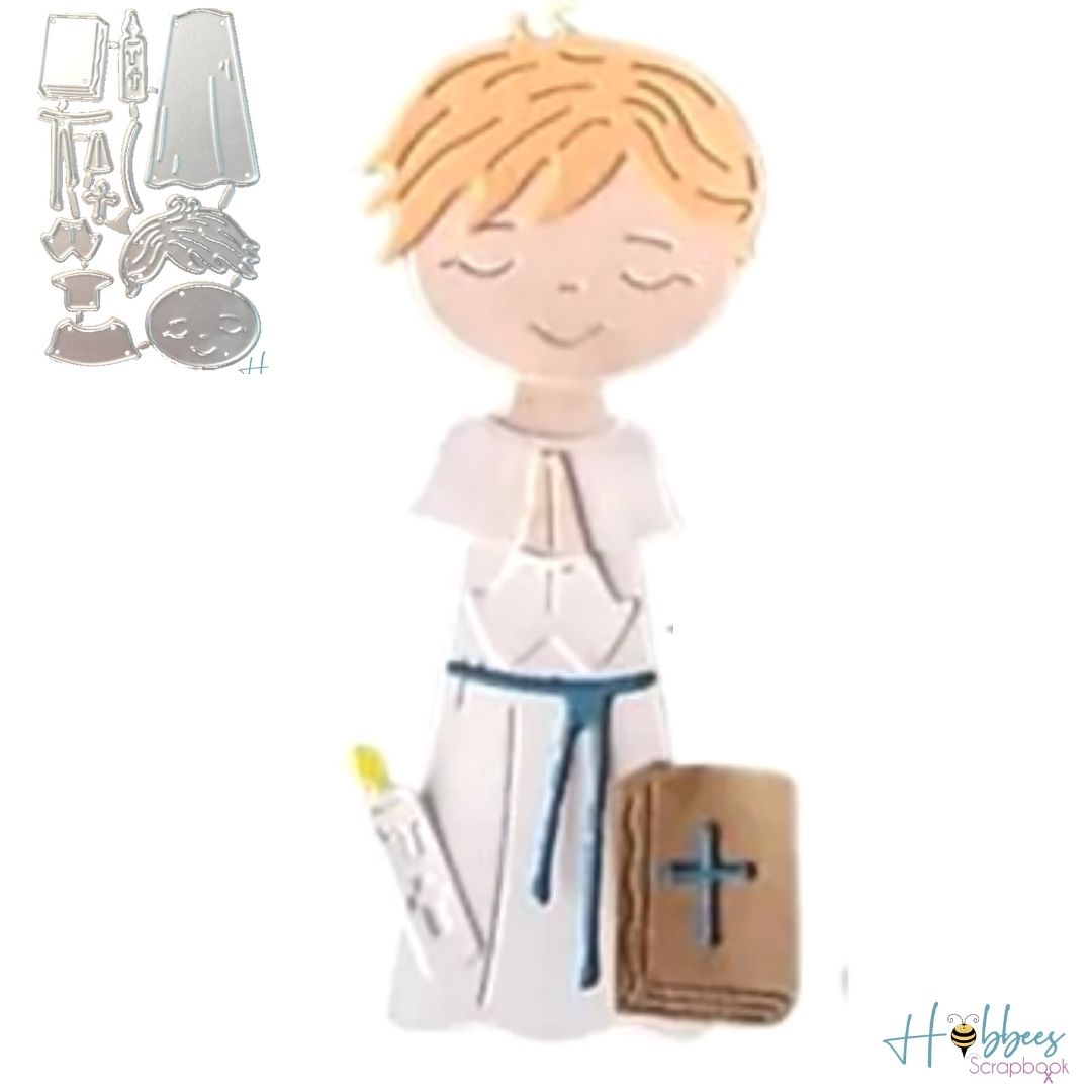 Suaje de Primera Comunión Niño Dados de Corte / Suajes / Troqueles Hobbees