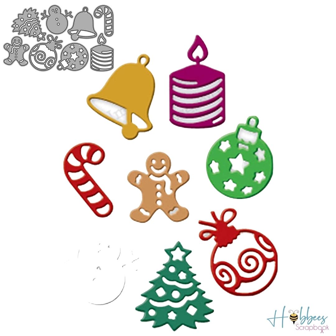 Suaje de Adornos Navideños Dados de Corte / Suajes / Troqueles Hobbees