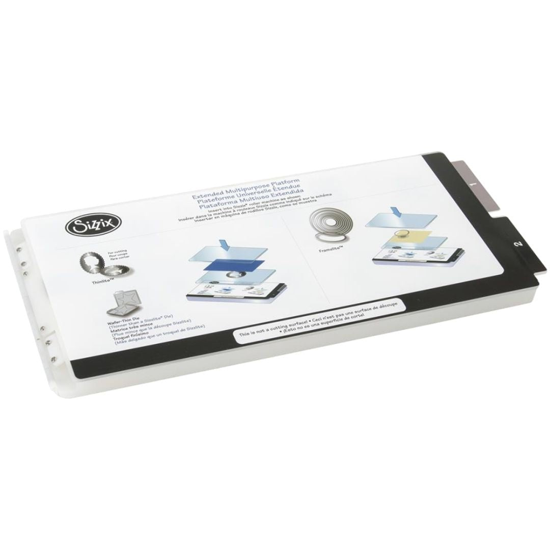 Multipose Platform Extended / Plataforma Multiuso Extendida Accesorios para Suajadoras Sizzix