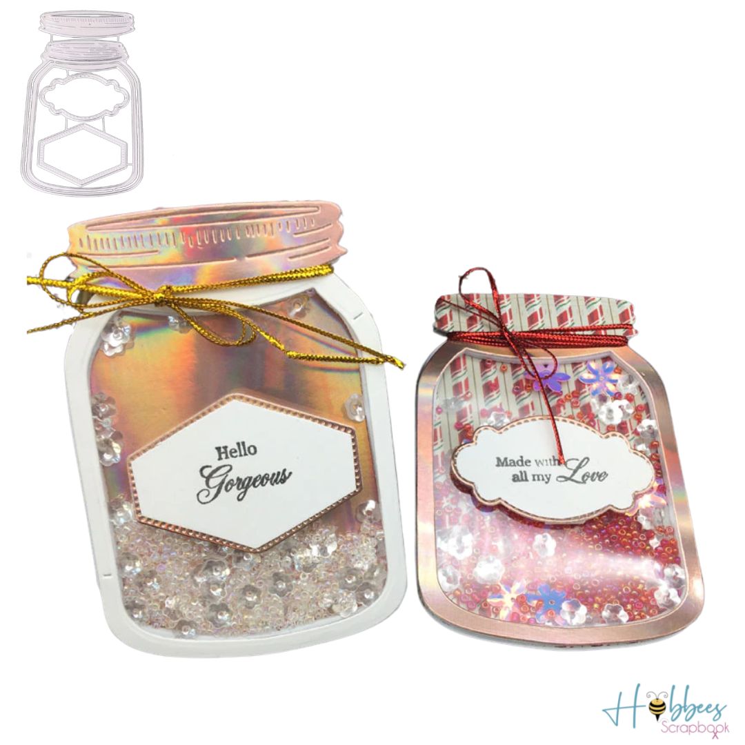 Suajes de Botella Mason Jar Dados de Corte / Suajes / Troqueles Hobbees