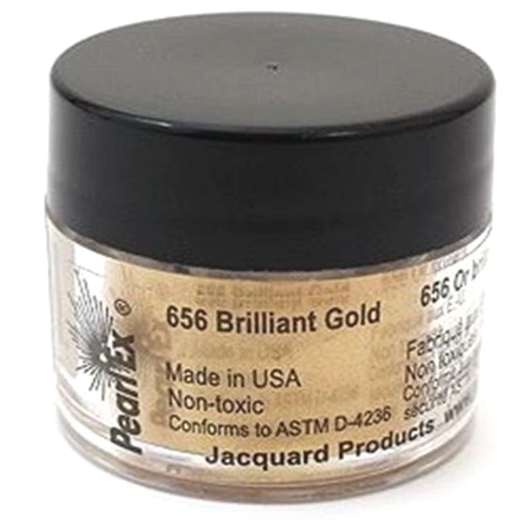 Pearl Ex Brilliant Gold / Pigmento en Polvo Metálico Oro Brillante Pigmentos Jacquard