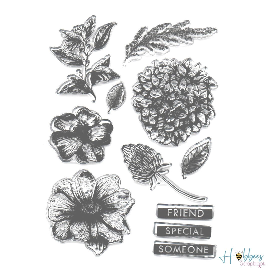 Sellos de Polímero de Flores Sellos Hobbees