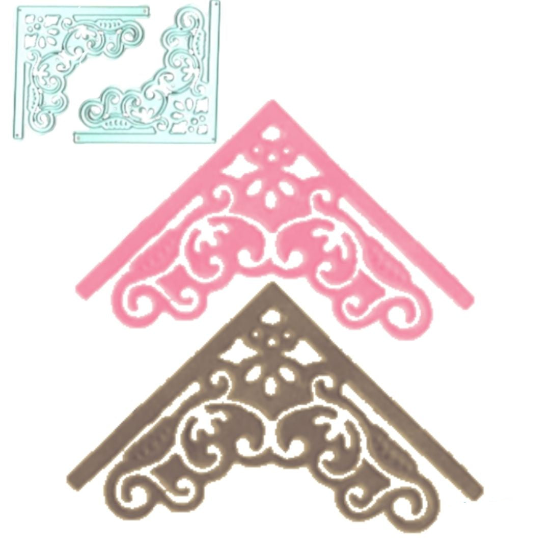 Suaje de Esquinero Decorado Dados de Corte / Suajes / Troqueles Hobbees