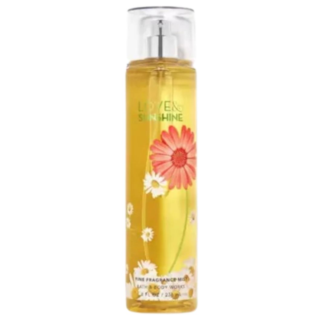 Love &amp; Sunshine Fragance Mist / Loción Perfume Beauty Bath &amp; Body Works