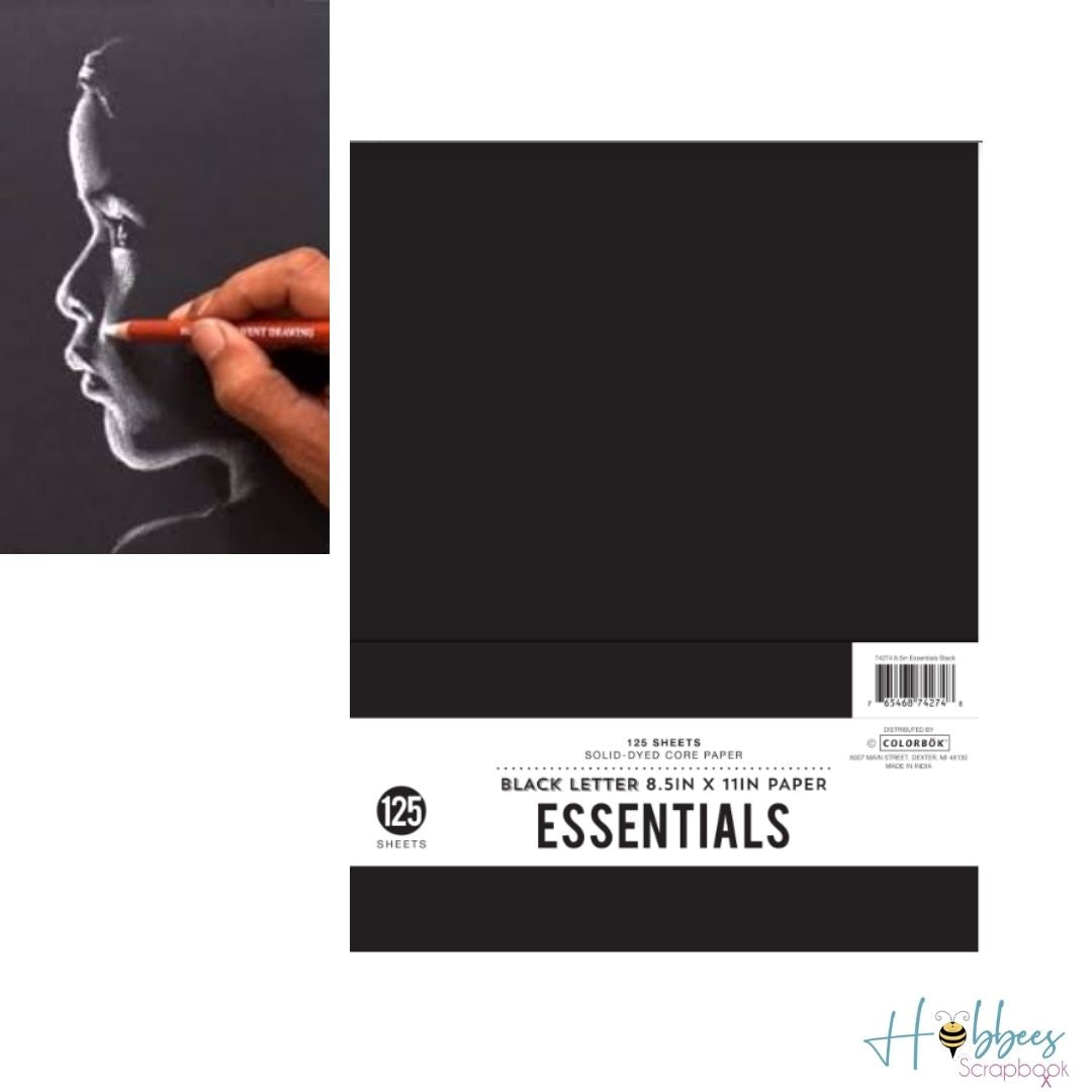8.5 in Paper Essentials Black / Papel Negro 8.5 pulg