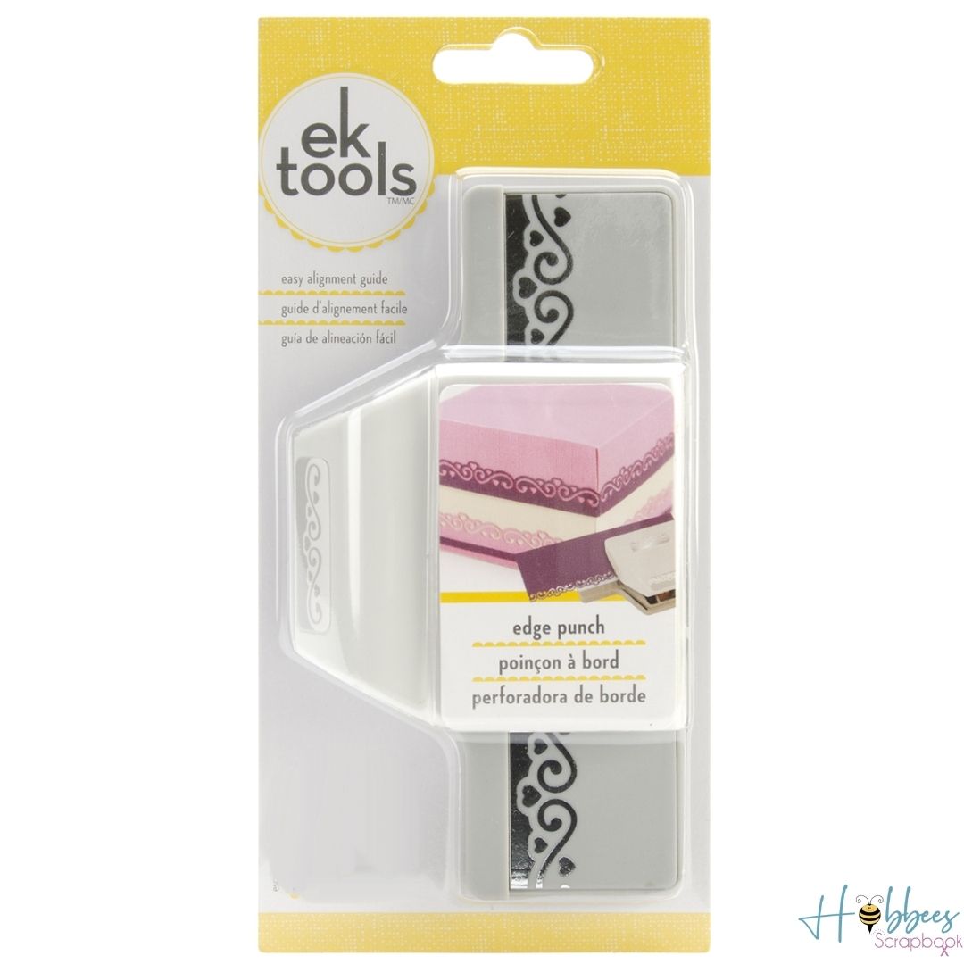 Scroll &amp; Hearts Edge Punch / Perforadora de Corazones y Ondas Perforadoras Ek Success