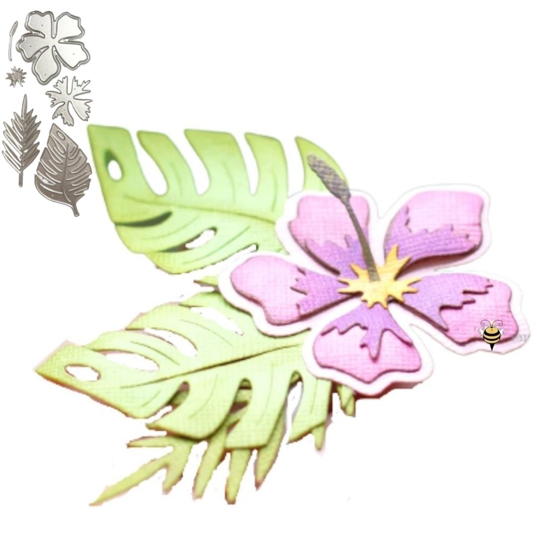 Suaje de Hibiscus Dados de Corte / Suajes / Troqueles Hobbees