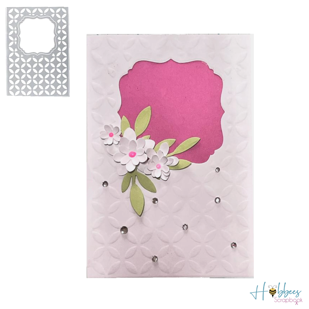 Stained Glass Card Front Die / Suaje de Tarjeta Tipo Vitral Dados de Corte / Suajes / Troqueles Kaiser Craft