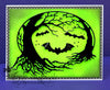 Stitched Halloween Circle Frame Die / Suaje de Marco de Halloween