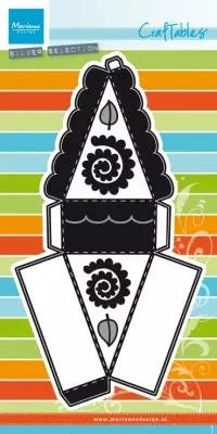 Cake Box Die / Suaje de Corte Rebanada de Pastel Descontinuado Marianne design