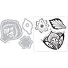 Framelits Die &amp; Stamp Set Mandala Flower / Suaje y Sello de Flor Mandala