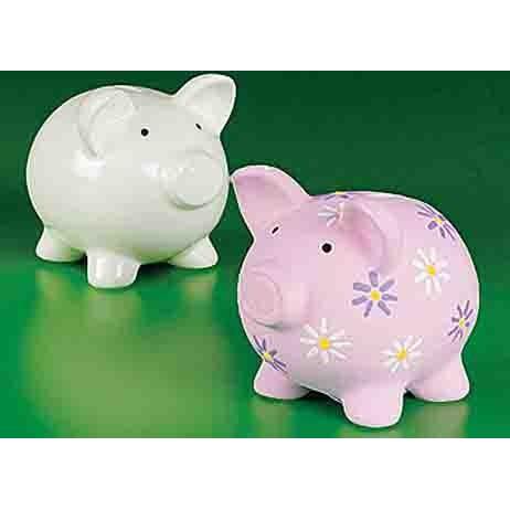 Ceramic Piggy Bank / Cochinitos de Cerámica para Decorar Descontinuado Oracal