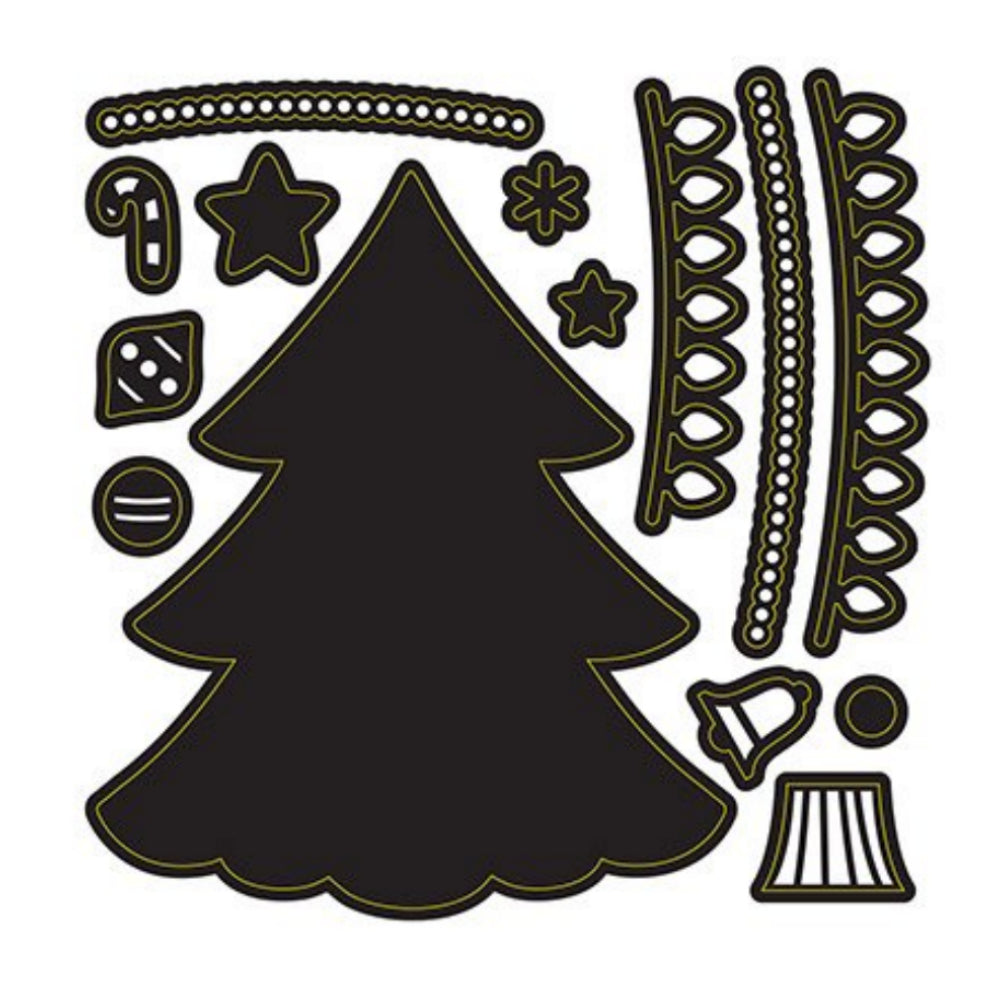 Build a Holiday Tree Die / Suaje de Arbol de Navidad