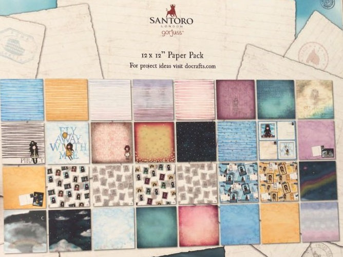 Gorjuss Paper Pad / Block de Papel Gorjuss Postal Descontinuado Docrafts