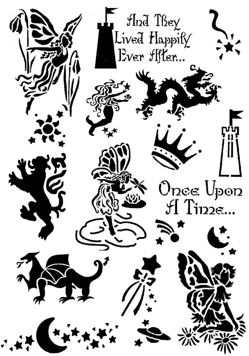 Fantasy &amp; Fairy Clear Stamps / Sellos Transparente de Adas y Fantasias Descontinuado Clearly Heritage