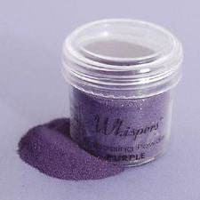 Whispers Purple Embossing Powder / Polvos de Embossing Violeta