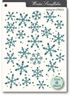 Winter Snowflakes Stencil / Plantilla De Copos de Nieve