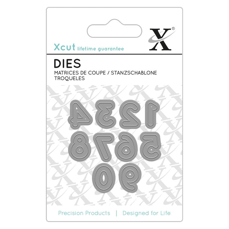 Numbers Dies / Suajes de Corte de Números Descontinuado XCut