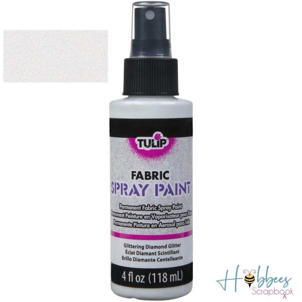 Tulip Fabric Spray Paint Diamond Glitter / Spray para Tela con Purpurina Diamante