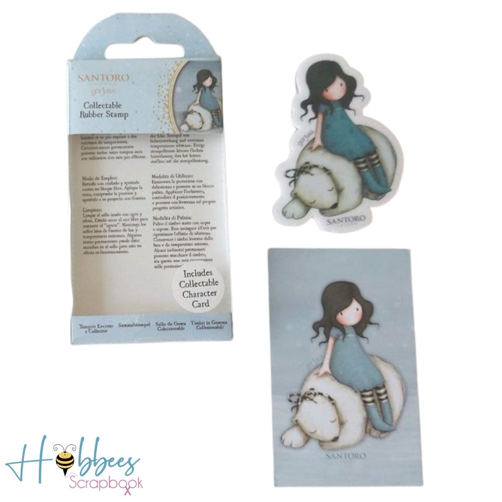 Gorjuss 78 Winter Friends Stamp / Sellos Cling Amigos de Invierno  Santoro