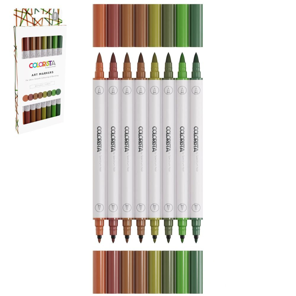 Colorista Art Marker Natural Tones / Marcador Artístico de Alcohol Tonos Naturales Marcadores &amp; Plumones Spectrum Noir