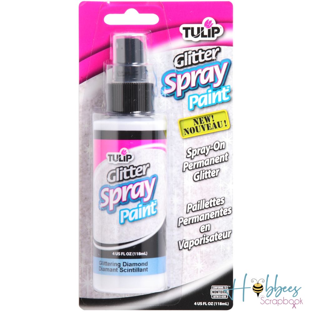 Tulip Fabric Spray Paint Diamond Glitter / Spray para Tela con Purpurina Diamante