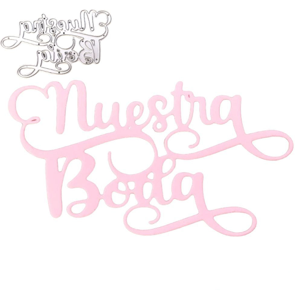 Suaje de Nuestra Boda Dados de Corte / Suajes / Troqueles Hobbees