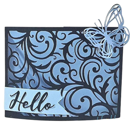 Suaje de Fondo Garigoleado Elegante Dados de Corte / Suajes / Troqueles Hobbees