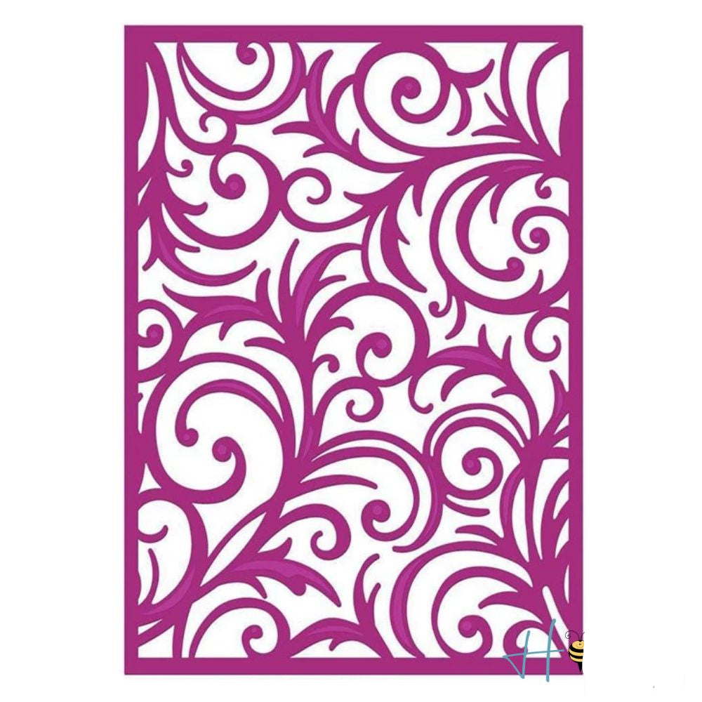 Suaje de Fondo Garigoleado Elegante Dados de Corte / Suajes / Troqueles Hobbees