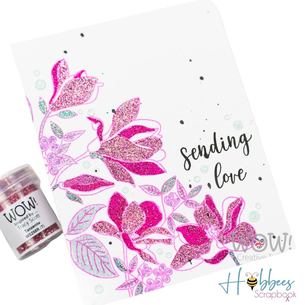 Tanzenite Embossing Powder / Polvo de Embossing Lila Descontinuado Wow!