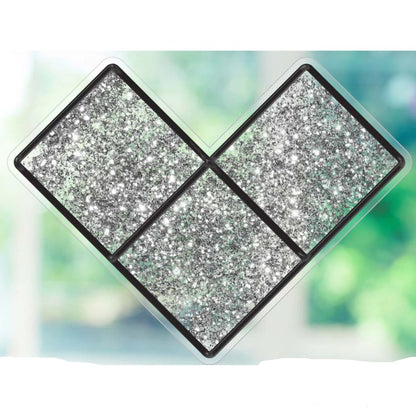 Gallery Glass Paint Silver Glittter / Pintura para Vitral Plata con Glitter Descontinuado Folk Art