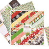 Evergreen &amp; Holly Paper Pad 12in / Bloc de Papel de Navidad