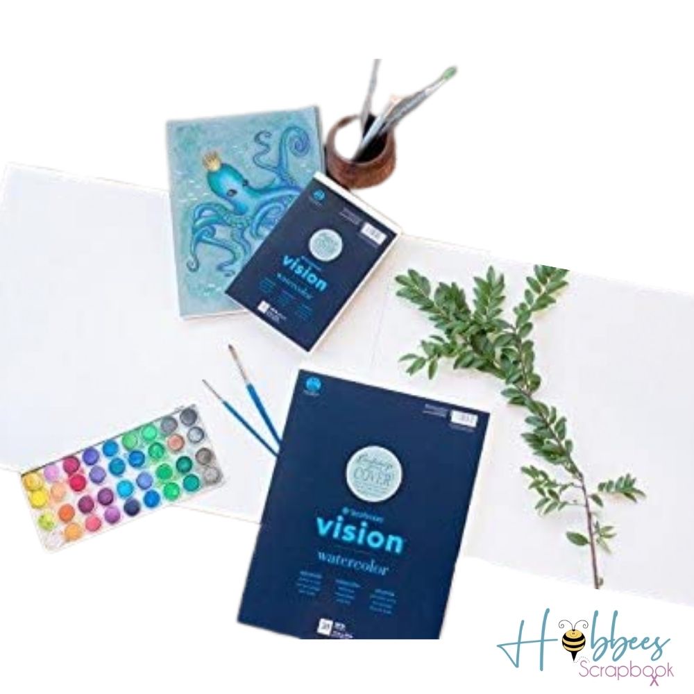 Strathmore Vision Cold Press Watercolor Pad 9 x 12" / Papel para Acuarela Papel para Arte Strathmore