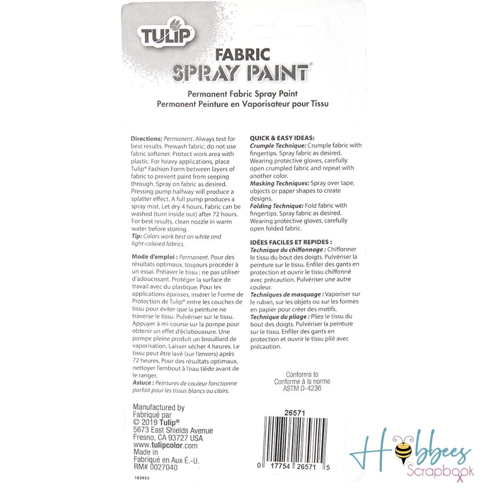 Tulip Fabric Spray Paint 4Oz-Sparkling Star Glitter