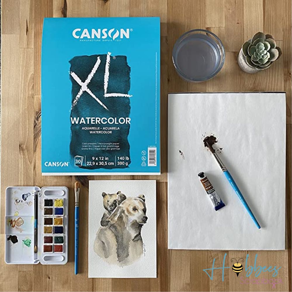 Canson XL Watercolor Paper Pad 9 x 12" / Bloc Para Acuarela