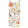 Mittens &amp; Mistletoe Cardstock Stickers / Estampas de Cartulina Muérdago