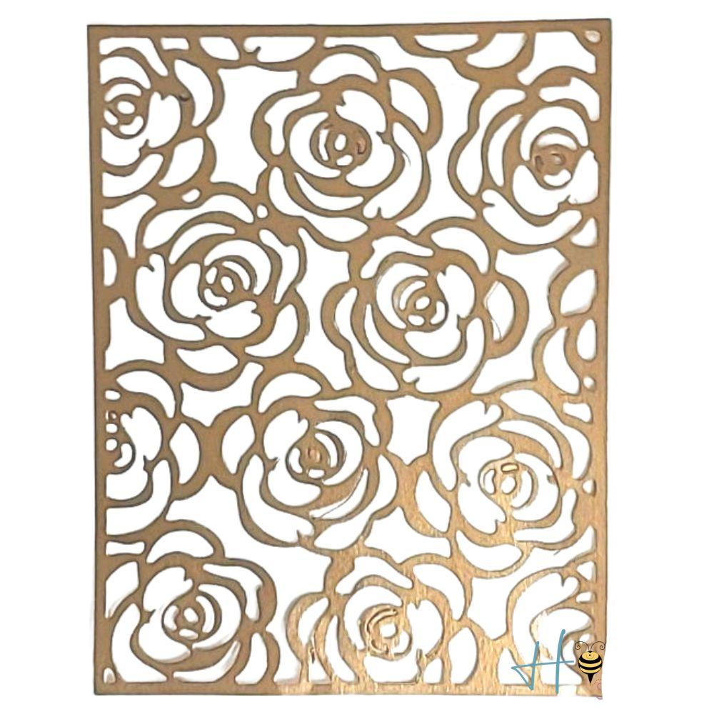 Suaje de Fondo de Rosas Dados de Corte / Suajes / Troqueles Hobbees