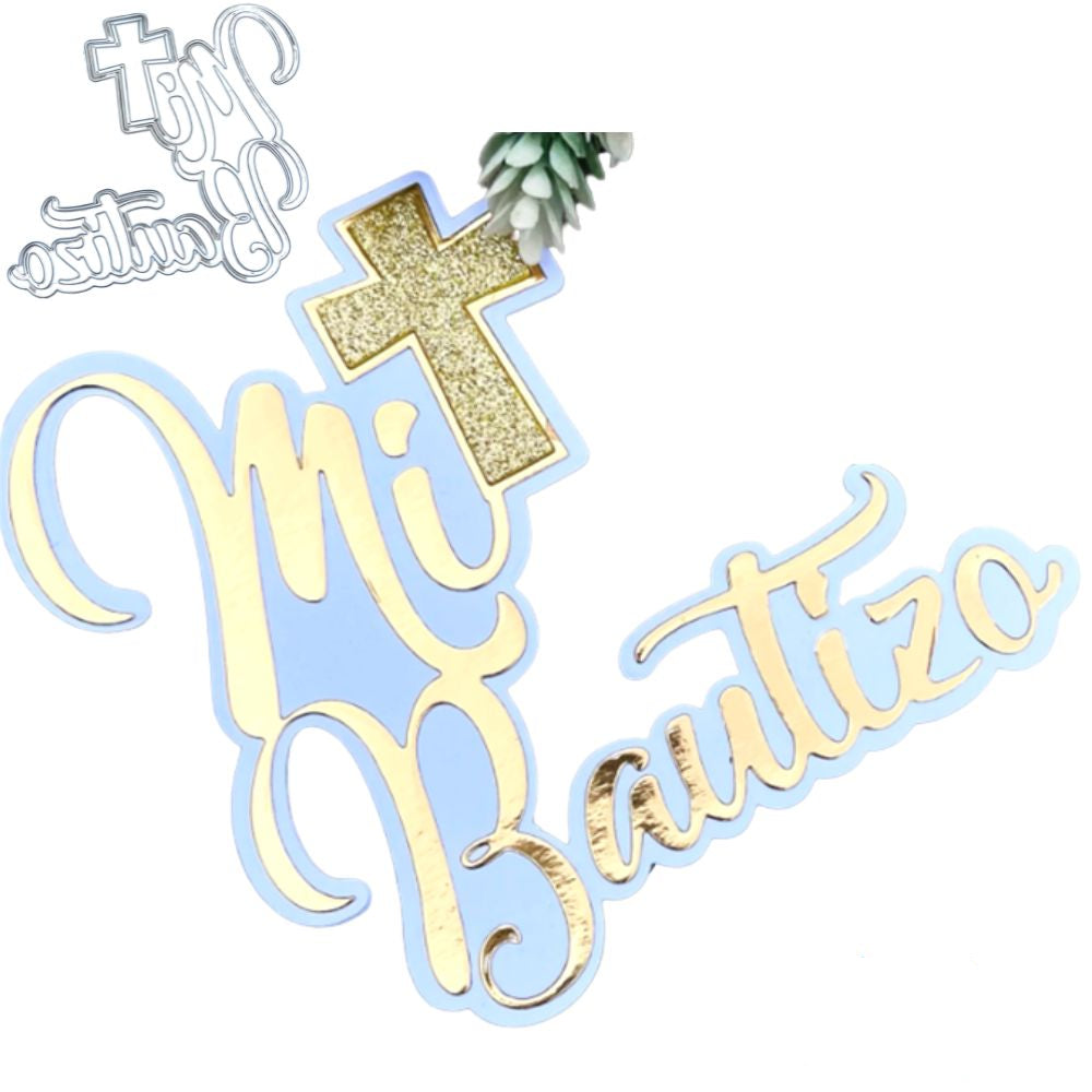 Suaje de Mi Bautizo y Cruz Dados de Corte / Suajes / Troqueles Hobbees