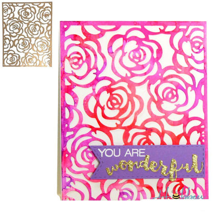 Suaje de Fondo de Rosas Dados de Corte / Suajes / Troqueles Hobbees