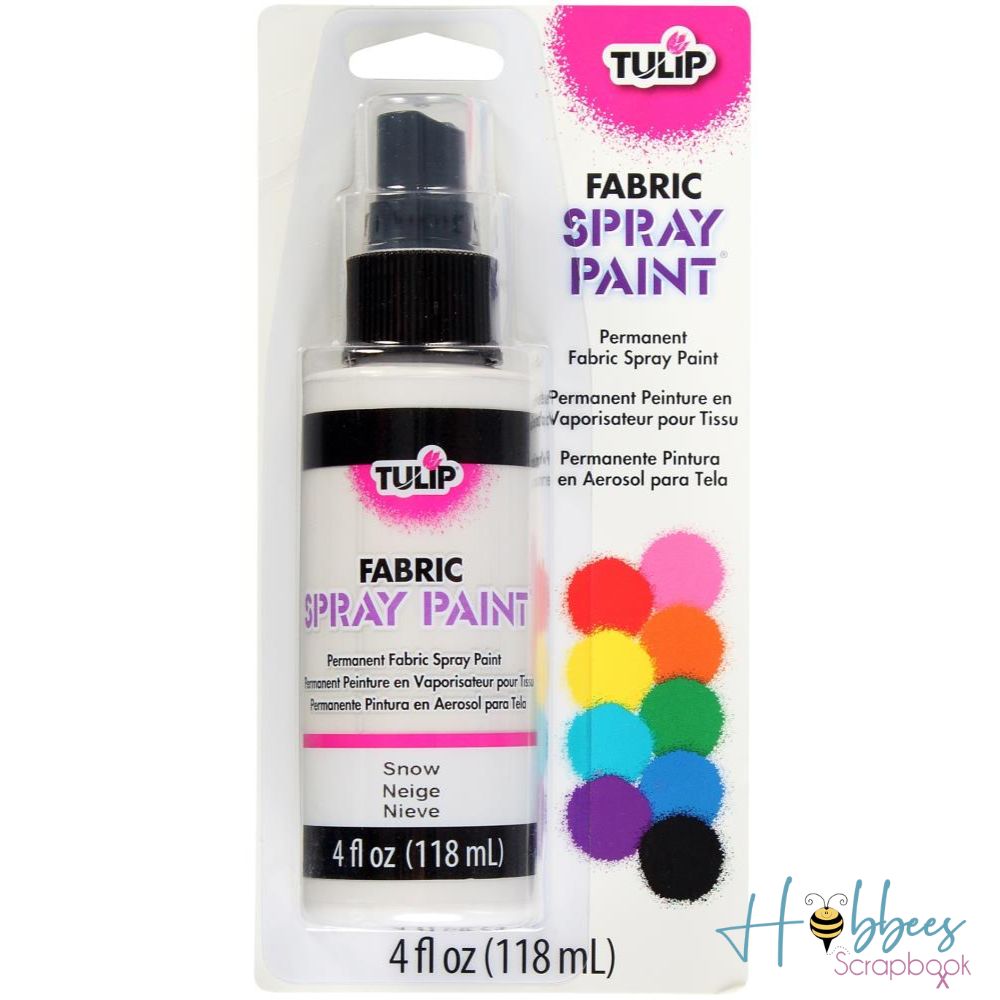 Tulip Fabric Spray Paint Snow / Spray para Tela Blanco
