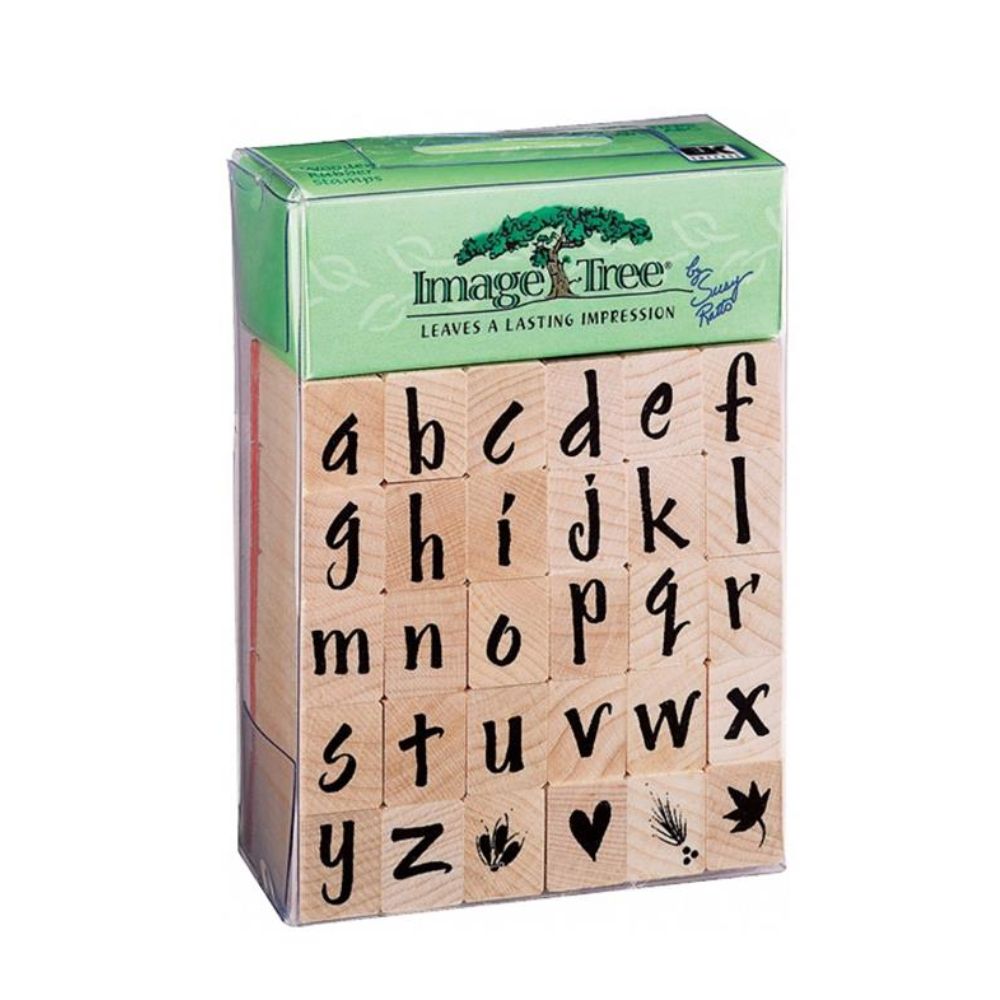 Susy Ratto Brush Letter Alphabet / Sellos de Madera de Alfabeto