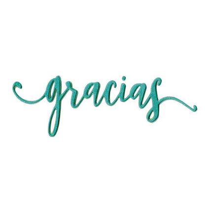 Thanks Cutting Die  / Suaje de Gracias Descontinuado Sizzix