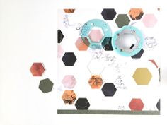 Clear Cut Punch 2" Hexagon / Perforadora de Hexágonos Descontinuado We R Memory Keepers