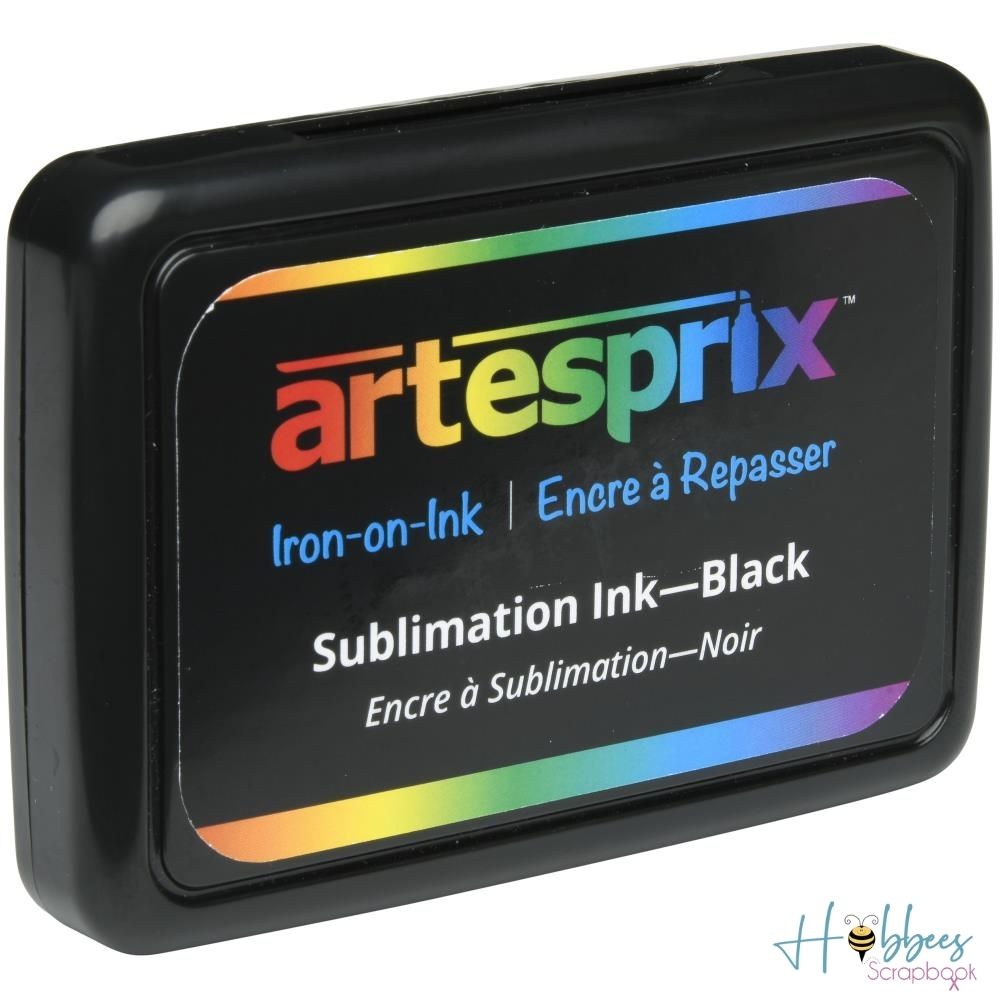 Iron-On-Ink Sublimation Stamp Pad Black / Tinta Negra para Sublimación