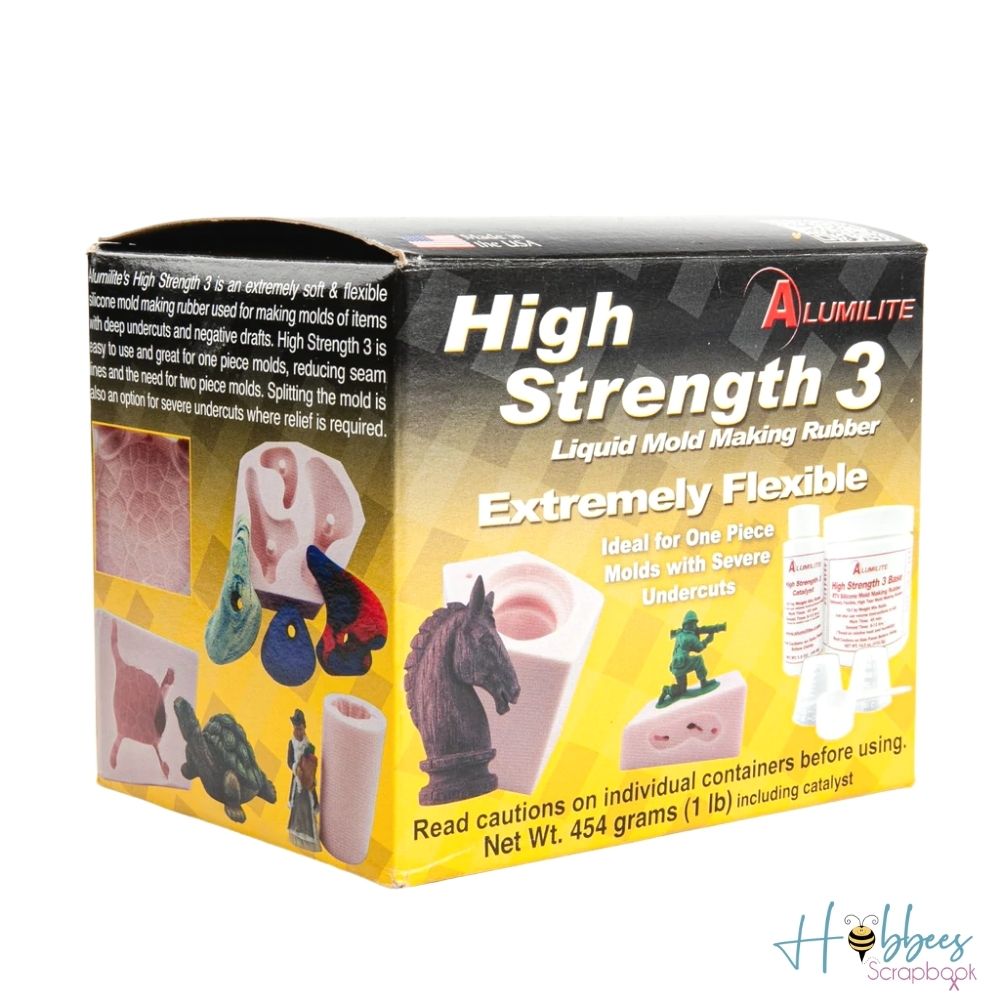 High Strength 3 Liquid Mold Making Rubber /  Goma líquida para moldear