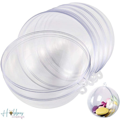 Hanging Ball Ornament 10cm Clear / Esferas de Plástico Transparentes Descontinuado Cousin