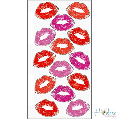 Valentine´s Day Lip Stickers / Estampas de Beso Descontinuado Sticko