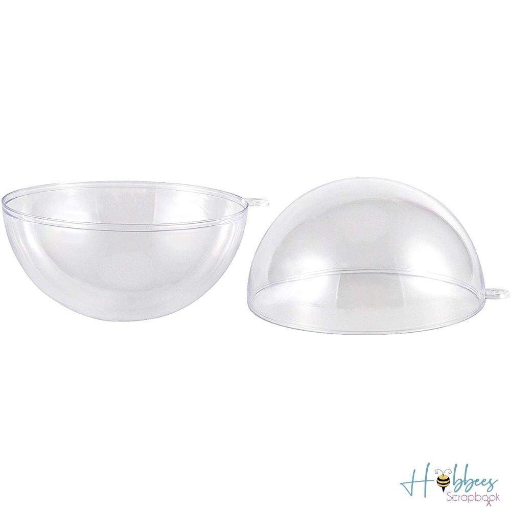 Hanging Ball Ornament 10cm Clear / Esferas de Plástico Transparentes Descontinuado Cousin
