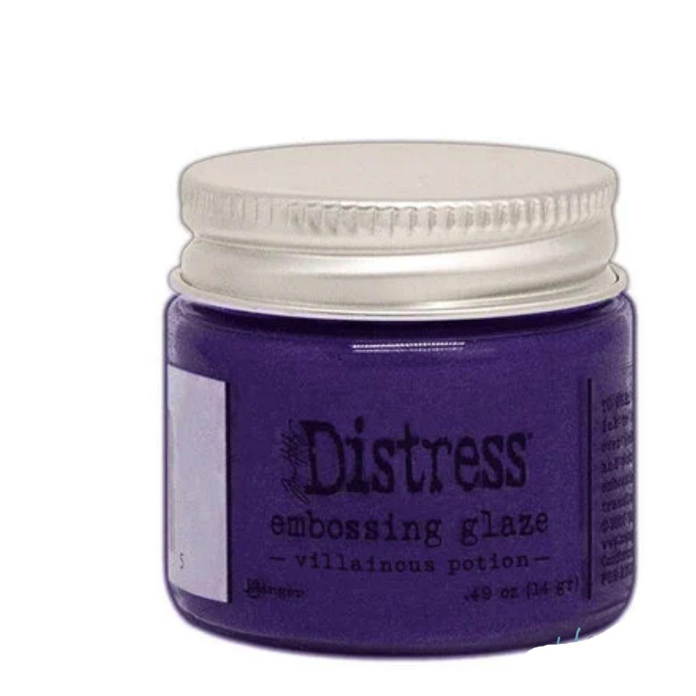 Distress Embossing Glaze Villainous Potion/ Polvo de Embossing Morado Polvos de Embossing Ranger