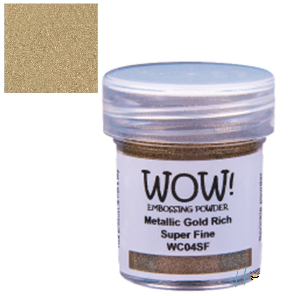 Super Fine Gold Rich Embossing Powder / Polvo de Embossing Oro Super Fino Polvos de Embossing Wow!